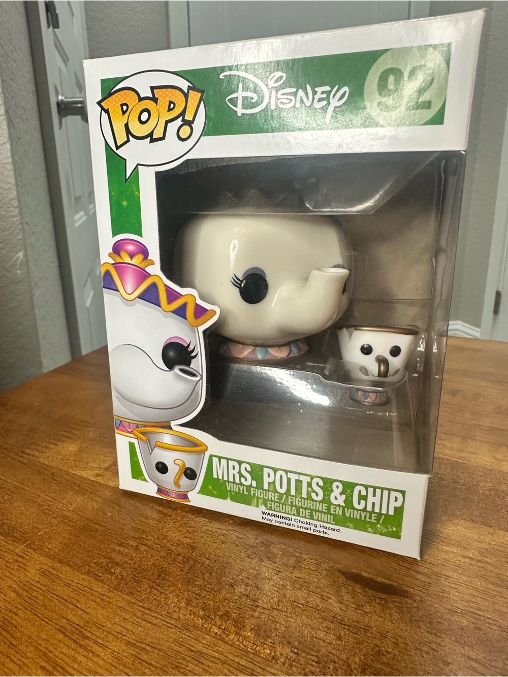 Disney POP! Mrs. Potts & Chip Vinyl Figure - White